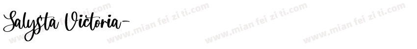 Salysta Victoria字体转换